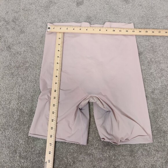 Women's Seamless Slip Shorts Size S Pink Powder High Waist Slimming Compression - Picture 4 of 5